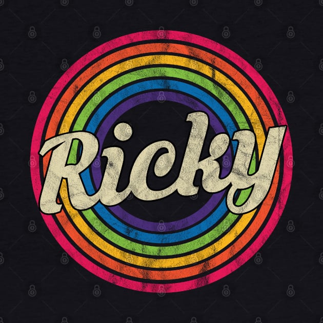 Ricky - Retro Rainbow Faded-Style by MaydenArt